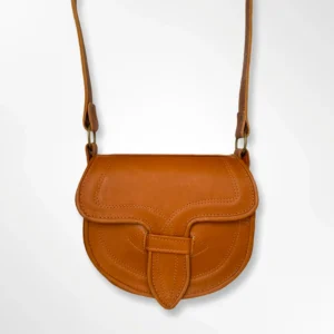 Carriel clásico tradicional antioqueño en cuero liso Tío Rico miel