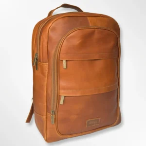 Morral Terry clásico ejecutivo en cuero envejecido miel