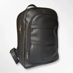 Morral Terry clásico ejecutivo en cuero envejecido negro