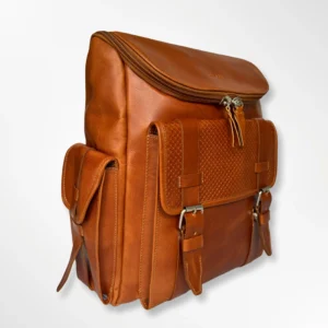 Morral ejecutivo clásico en cuero envejecido Palermo pequeño - miel-miel