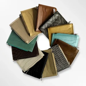 Tarjetero 1 cara con cierre hombre y mujer